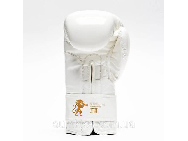 Боксерські рукавиці Leone GN059W White/Gold 12 унцій (капу в комплекті) - Фото 6