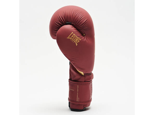 Боксерські рукавиці Leone GN059X BORDEAUX ED 10 унцій (капу в комплекті) - Фото 7