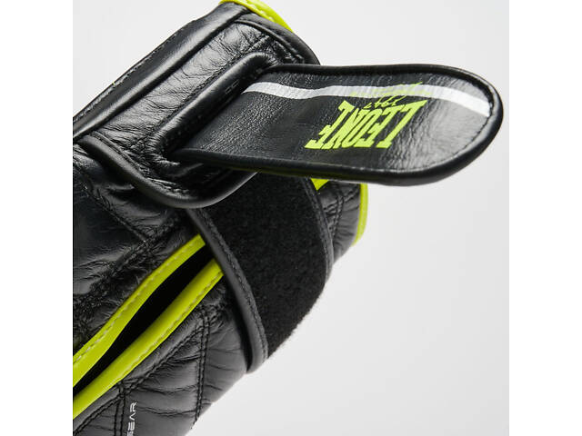 Боксерські рукавиці Leone GN110F REVO FLUO Black 14 унцій (бинти 4 м. в комплекті) - Фото 8