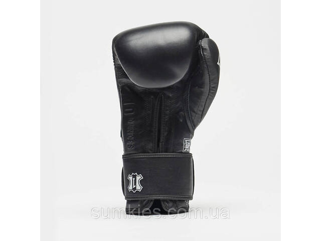 Боксерські рукавиці Leone GN111 THE GREATEST Black 10 унцій (бинти 4 м. в комплекті) - Фото 5
