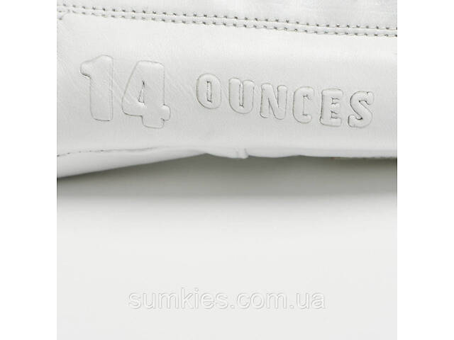 Боксерські рукавиці Leone GN111 THE GREATEST White 16 унцій (бинти 4 м. в комплекті) - Фото 8