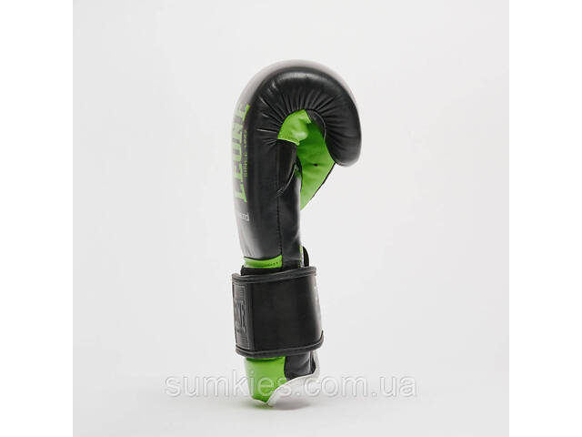 Боксерські рукавиці Leone GN115 PROFESSIONAL 2 Black 10 унцій (бинти 4 м. в комплекті) - Фото 7