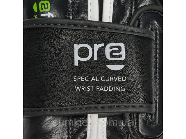 Боксерські рукавиці Leone GN115 PROFESSIONAL 2 Black 10 унцій (бинти 4 м. в комплекті) - Фото 9