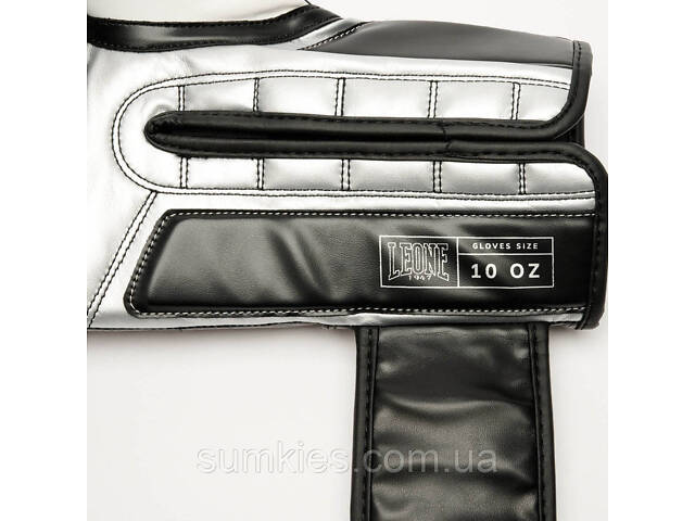 Боксерські рукавиці Leone GN208 ICONIC Black 12 унцій (бинти 4 м. в комплекті) - Фото 9
