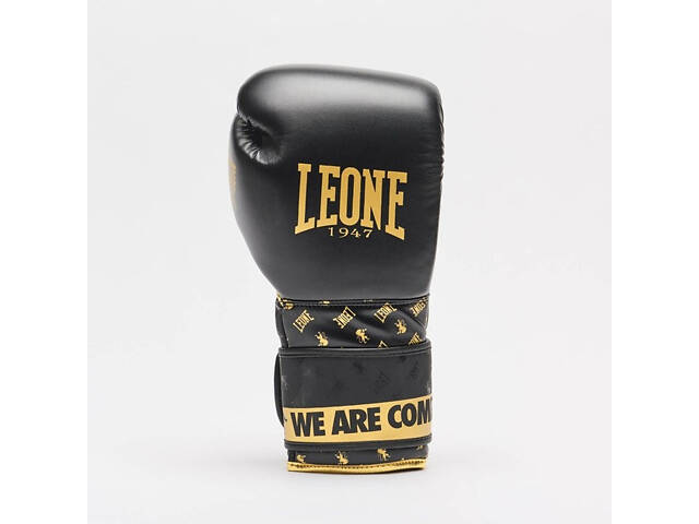 Боксерські рукавиці Leone GN220 DNA Black 10 унцій (бинти 4 м. в комплекті) - Фото 4
