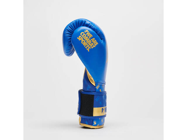 Боксерські рукавиці Leone GN220 DNA Blue 16 унцій (бинти 4 м. в комплекті) - Фото 7