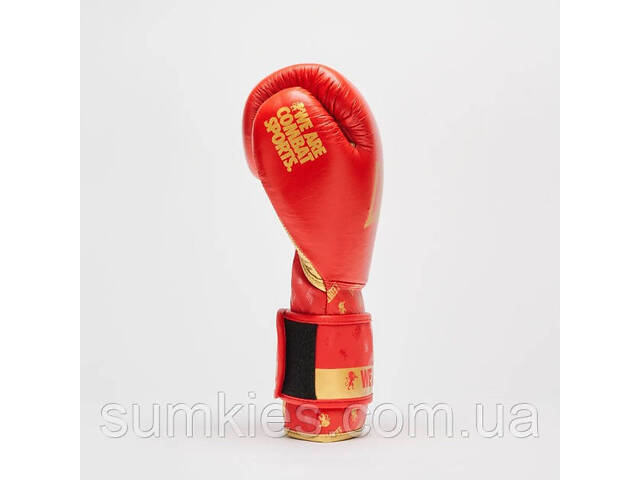Боксерські рукавиці Leone GN220 DNA Red 10 унцій (бинти 4 м. в комплекті) - Фото 7