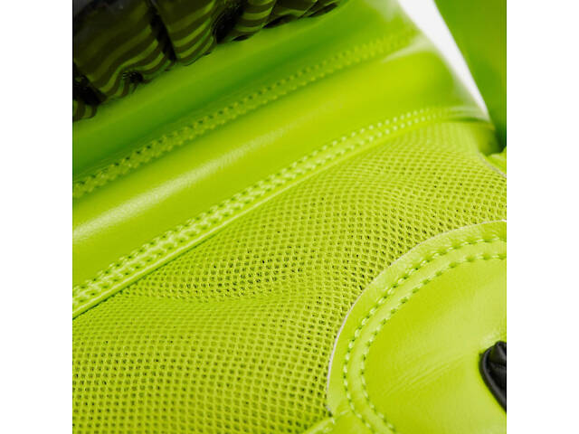 Боксерські рукавиці Leone GN313 WAVES Black 14 унцій (капу в комплекті) - Фото 9