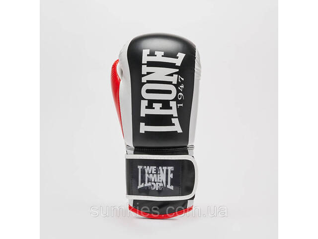 Боксерські рукавиці Leone GN333 LOGO WACS Black 12 унцій (капу в комплекті) - Фото 4
