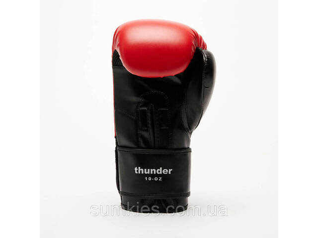 Боксерські рукавиці Leone GN383 THUNDER Red 10 унцій (капу в комплекті) - Фото 6
