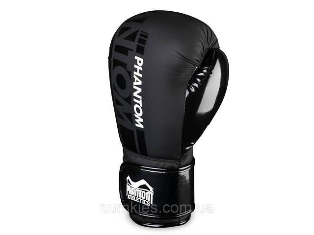 Боксерские перчатки Phantom APEX Speed Black 16 унций (Бинты 4м. в подарок) - Фото 2