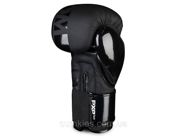 Боксерские перчатки Phantom APEX Speed Black 16 унций (Бинты 4м. в подарок) - Фото 3
