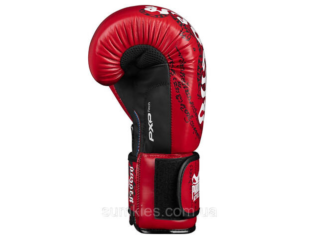 Боксерські рукавиці Phantom Muay Thai Red 12 унцій (капа в подарунок) - Фото 5