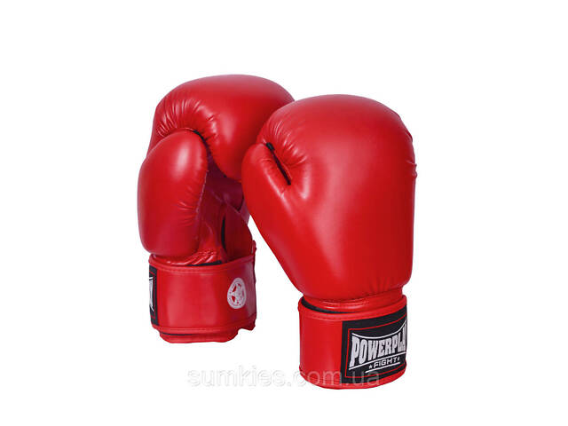 Боксерські рукавиці PowerPlay 3004 Classic Червоні 16 унцій - Фото 5