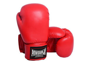 Боксерские перчатки PowerPlay 3004 Classic Красные 18 унций