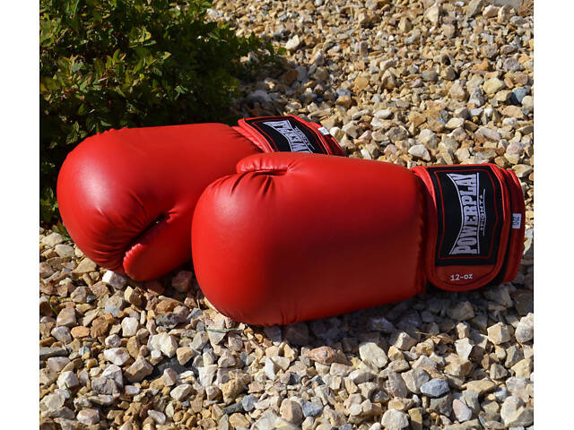 Боксерські рукавиці PowerPlay 3004 Classic Червоні 18 унцій - Фото 7