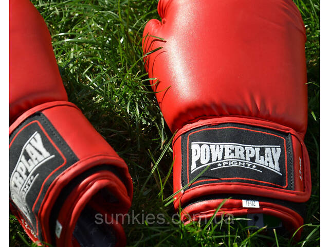 Боксерські рукавиці PowerPlay 3004 Classic Червоні 8 унцій - Фото 10