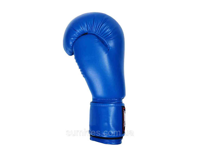 Боксерські рукавиці PowerPlay 3004 Classic Сині 8 унцій - Фото 3