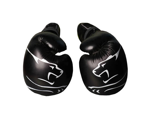 Боксерські рукавиці PowerPlay 3018 Jaguar Чорні 12 унцій - Фото 2