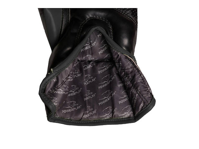Боксерські рукавиці PowerPlay 3018 Jaguar Чорні 8 унцій - Фото 4