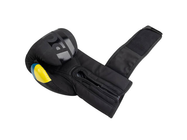 Боксерські рукавиці PowerPlay 3021 Ukraine Чорні 10 унцій - Фото 6