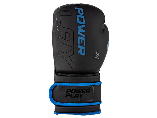 Боксерські рукавиці PowerPlay 3024 Ultra Mat Чорно-Темно сині 14 унцій - Фото 6