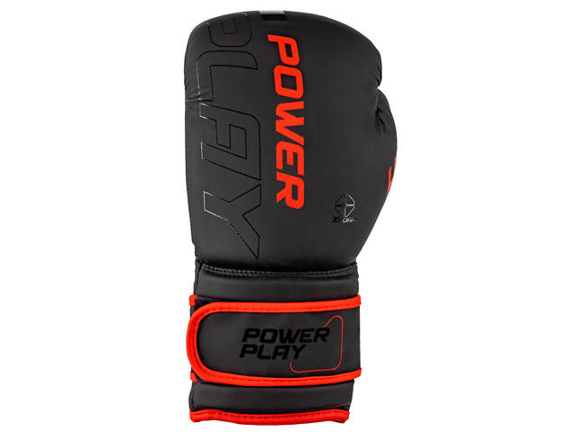 Боксерські рукавиці PowerPlay 3024 Ultra Mat Чорно-Червоні 10 унцій - Фото 6