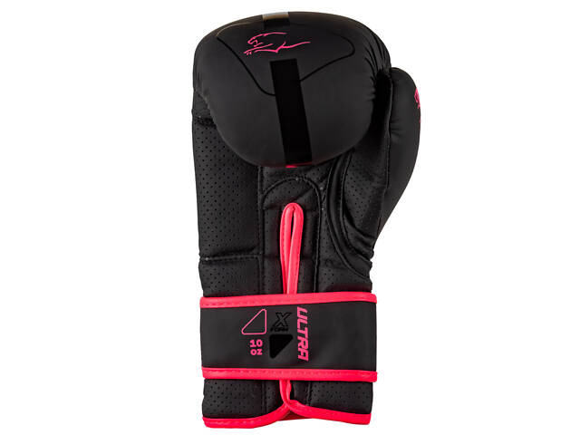 Боксерські рукавиці PowerPlay 3024 Ultra Mat Чорно-Рожеві 12 унцій - Фото 7