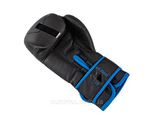 Боксерські рукавиці PowerPlay 3024 Ultra Mat Чорно-Темно сині 14 унцій - Фото 9