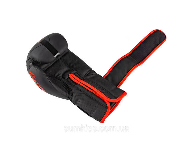 Боксерські рукавиці PowerPlay 3024 Ultra Mat Чорно-Червоні 16 унцій - Фото 10