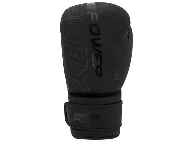 Боксерські рукавиці PowerPlay 3024 Ultra Mat Чорні 14 унцій - Фото 2