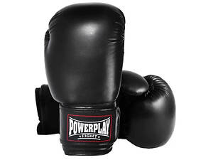 Боксерские перчатки PowerPlay 3024 Ultra Mat Черные 10 унций