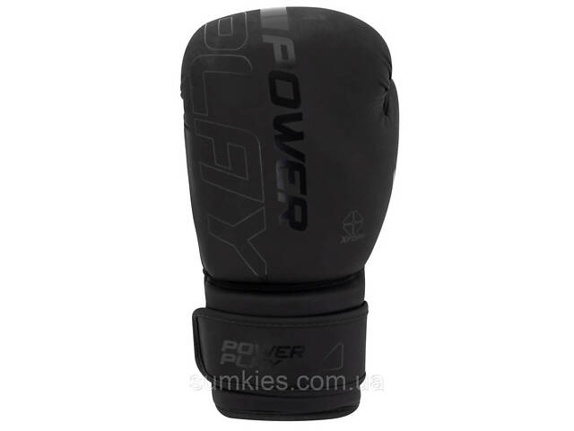 Боксерські рукавиці PowerPlay 3024 Ultra Mat Чорні 10 унцій - Фото 2