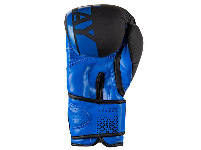 Боксерські рукавиці PowerPlay 3086 Matt Challenger Чорно-Сині 10 унцій - Фото 7