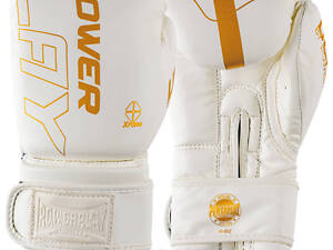 Боксерські рукавиці PowerPlay 3089 Alpha Білі 12 унцій