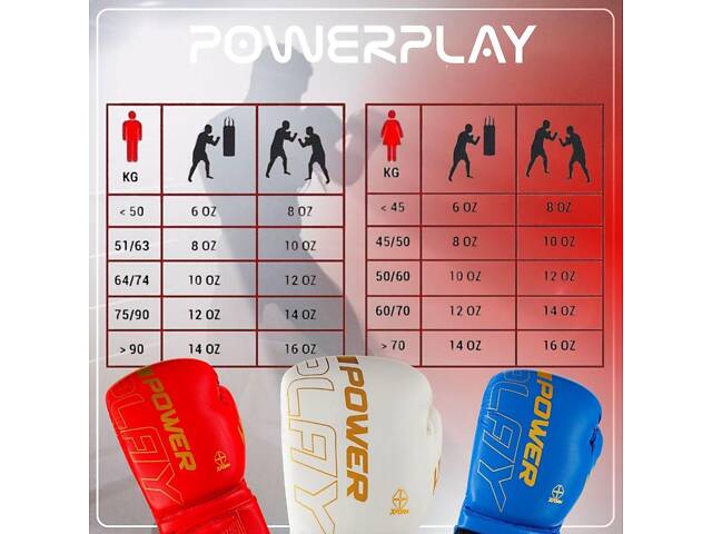 Боксерські рукавиці PowerPlay 3089 Alpha Червоні 12 унцій - Фото 10