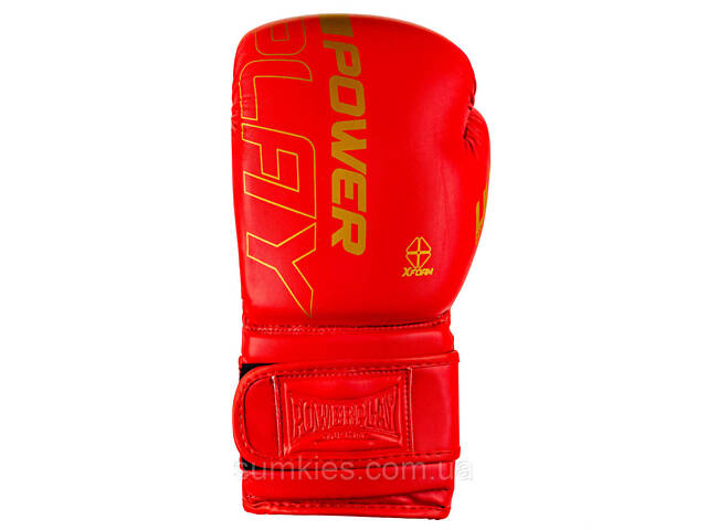 Боксерські рукавиці PowerPlay 3089 Alpha Червоні 16 унцій - Фото 5