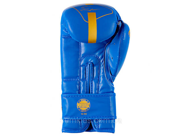 Боксерські рукавиці PowerPlay 3089 Alpha Сині 12 унцій - Фото 6