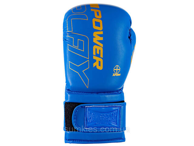 Боксерські рукавиці PowerPlay 3089 Alpha Сині 16 унцій - Фото 5