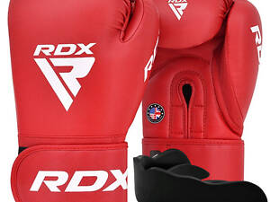 Боксерські рукавиці RDX AS2 RED-12 унцій (капа в комплекті)