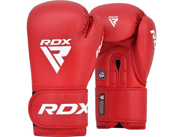 Боксерські рукавиці RDX AS2 RED-12 унцій (капа в комплекті) - Фото 2