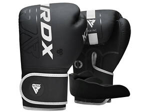 Боксерские перчатки RDX F6 Kara Matte White 6 унций (капа в комплекте)