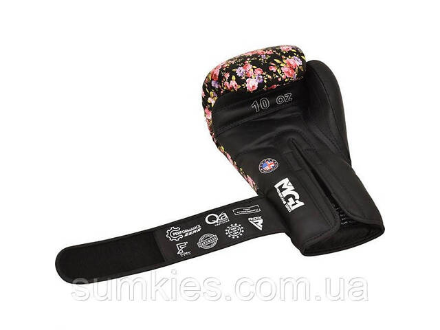 Боксерські рукавиці RDX FL-5 BLACK-8 унцій (капа в комплекті) - Фото 5