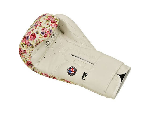 Боксерські рукавиці RDX FL-6 WHITE-8 унцій (капа в комплекті) - Фото 5