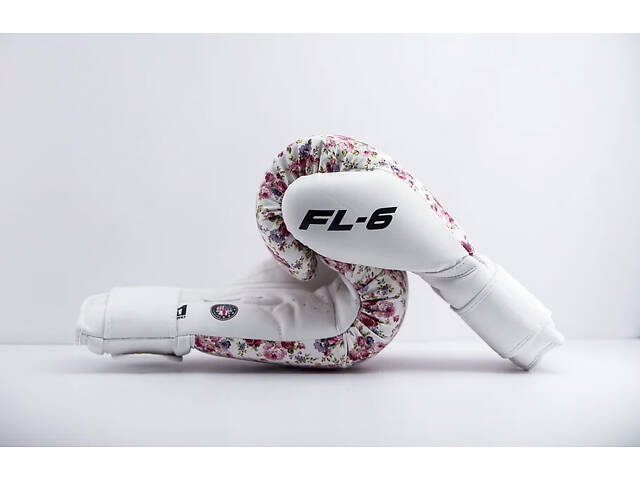 Боксерські рукавиці RDX FL-6 WHITE-8 унцій (капа в комплекті) - Фото 9
