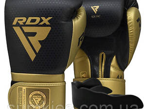 Боксерські рукавиці RDX MARK PRO SPARRING TRI LIRA 2 GOLDEN-12 унцій (капа в комплекті)