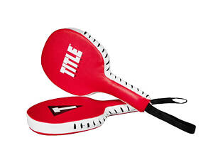 Боксерські ракетки TITLE Boxing Punch Training Paddles Red