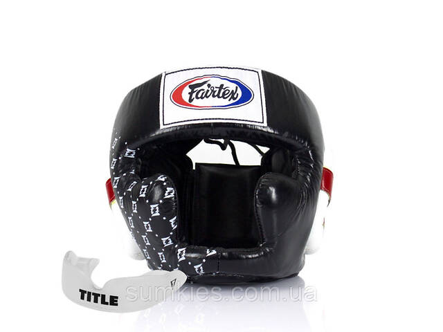 Боксерський шолом Fairtex HG10 Black XL - Фото 1