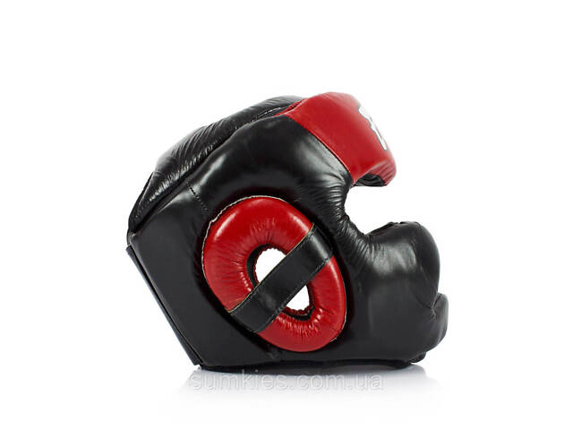 Боксерський шолом Fairtex HG13 Black/Red L - Фото 5
