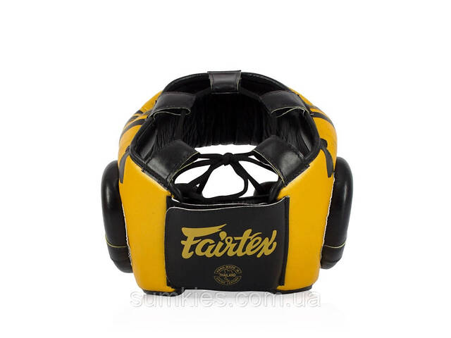 Боксерський шолом Fairtex HG16 Gold M - Фото 4